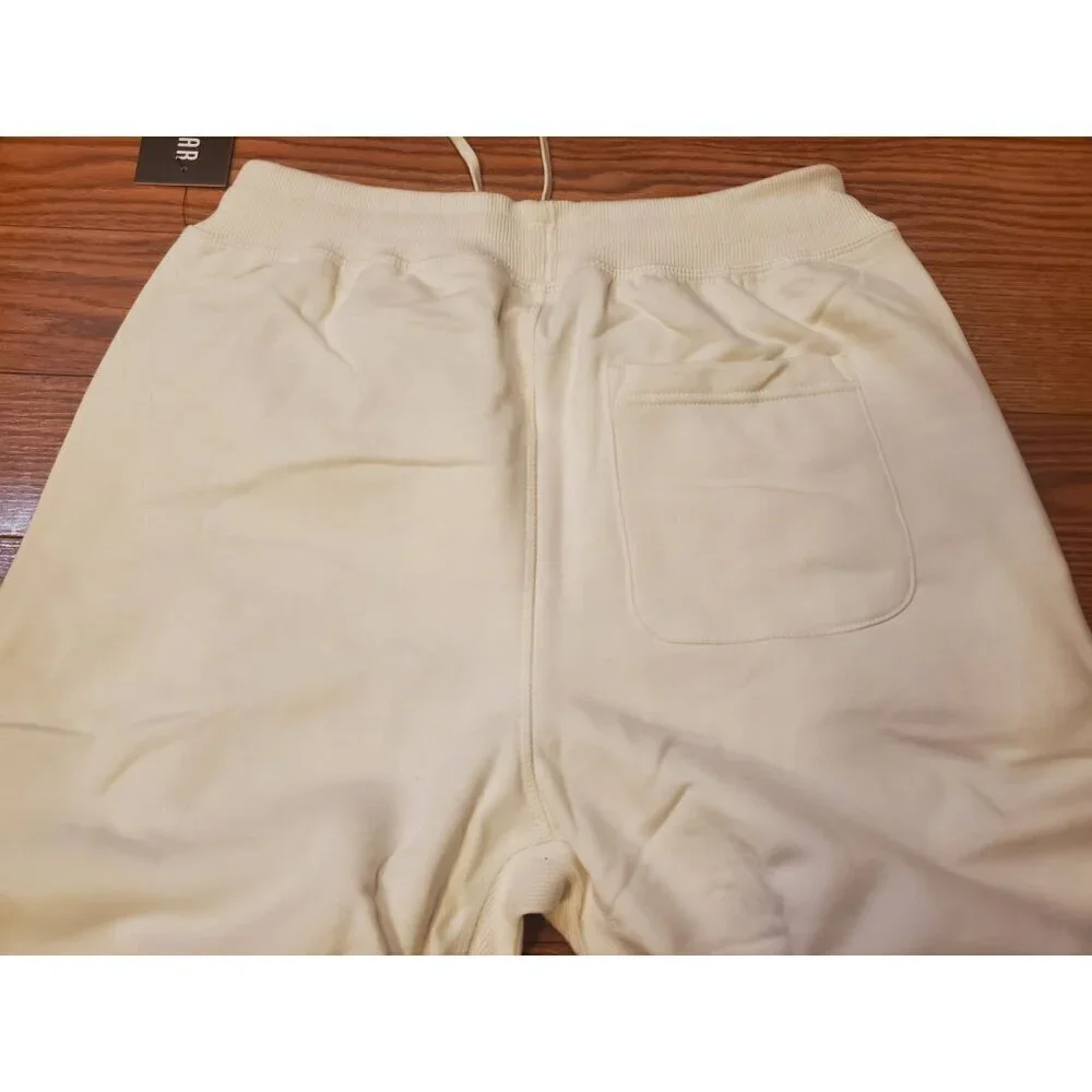 Rawgear Cream Club Sweatpants Men's Size M Drawstring With Embroidery Streetwear